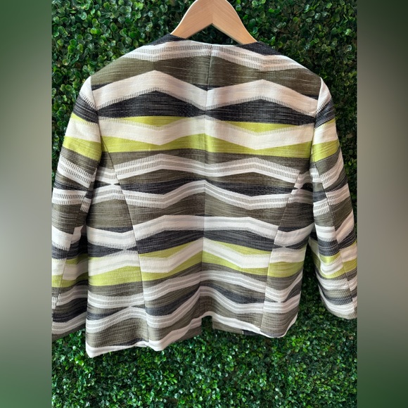 Kasper Women's Open Front Jacquard Jacket - Picture 4 of 6